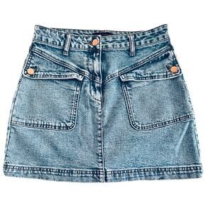House Of Harlow 1960 Jean Skirt  Mini Denim City Beach
Size 6